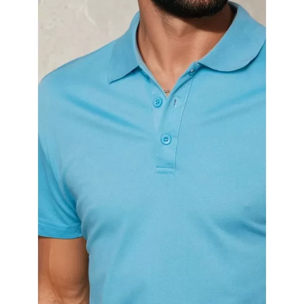  Tricou pentru bărbați DSTREET PX0552 ALBASTRU 