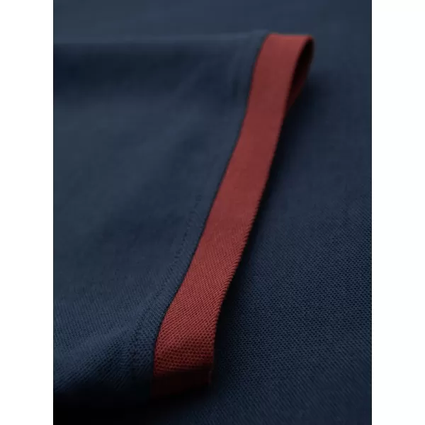  Cămaşă OMBRE OM-TSCT-0198 ALBASTRU MARIN 