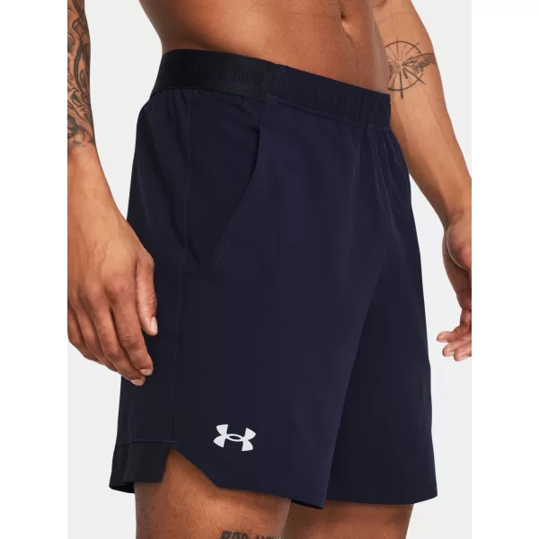  Pantaloni scurți pentru bărbați UNDER ARMOUR VANISH WOVEN 6IN SHORTS 1373718-410 ALBASTRU 