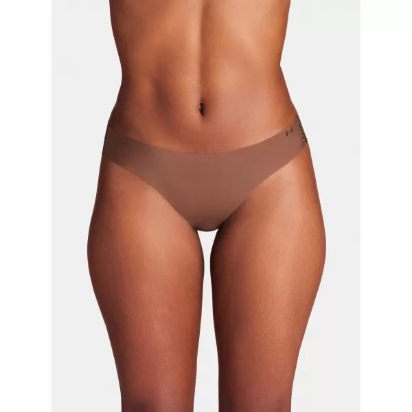  Tanga de dama UNDER ARMOUR PURE STRETCH NS THONG 1383893-625 MARO 