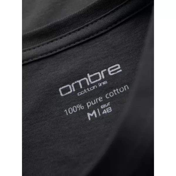  Cămaşă OMBRE OM-TSBS-0236 GRAFIT 
