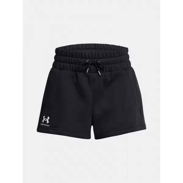  Pantaloni scurți de damă UNDER ARMOUR ICON FLEECE BOXER SHORTS 1382725-001 NEGRU 