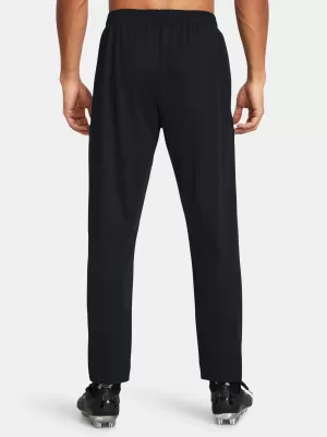 Pantaloni sport pentru bărbați UNDER ARMOUR MS CH. PIQUE PANT 1382602-001 NEGRU