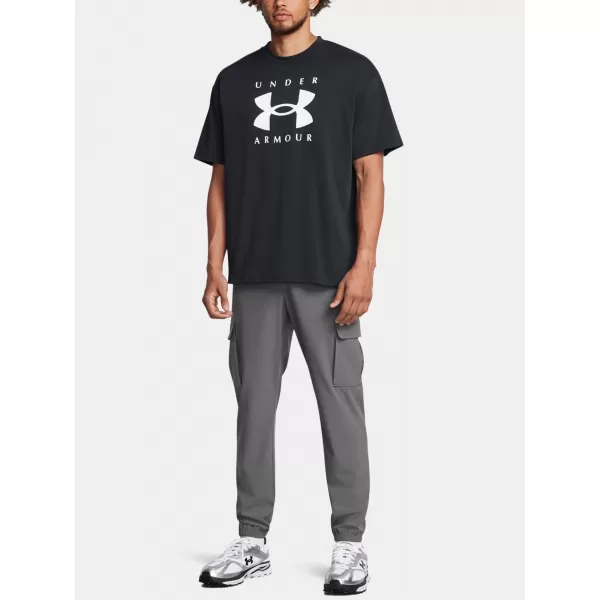  Pantaloni sport pentru bărbați UNDER ARMOUR VIBE WOVEN CARGO PANTS 1386558-025 GRI 