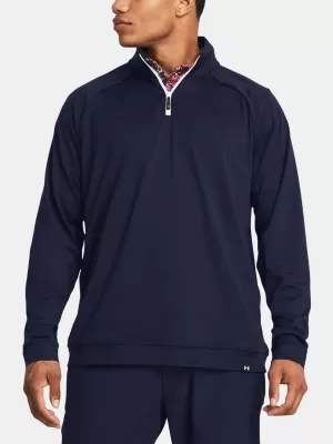 Hanorac pentru bărbați UNDER ARMOUR MIDLAYER QZ LB 1383254-410 ALBASTRU