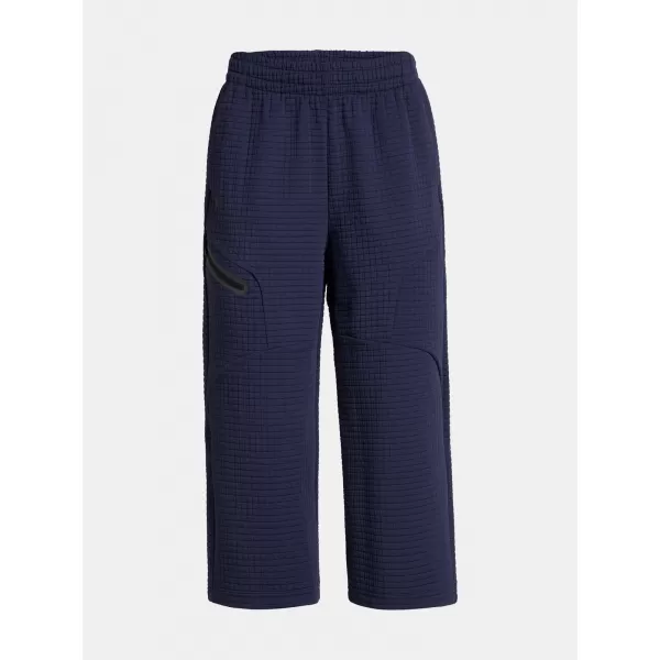  Pantaloni sport de damă UNDER ARMOUR UNSTOPPABLE FLC GRID CROP 1386492-410 ALBASTRU 