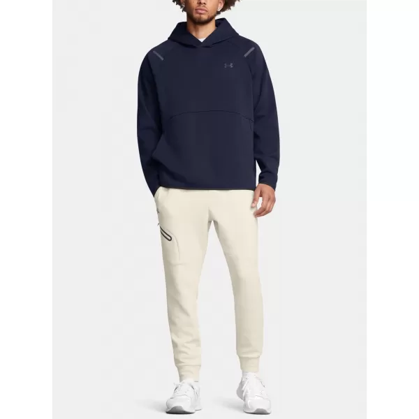  Pantaloni de trening pentru bărbați UNDER ARMOUR UNSTOPPABLE FLC JGR EU 1389353-110 ALB 
