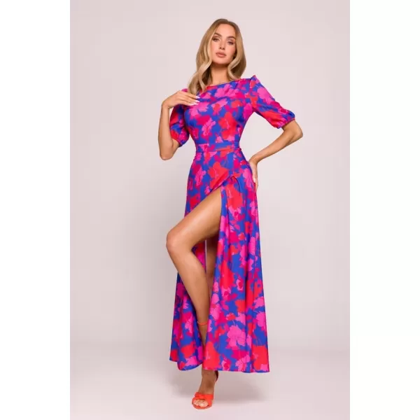  Rochie MOE M858 ROZ 