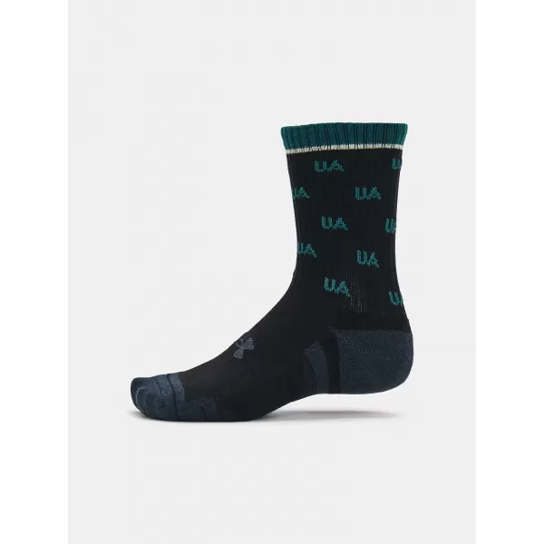  Șosete UNDER ARMOUR PERF COTTON NOV MID (2 PÁRY) 1379534-002 NEGRU 