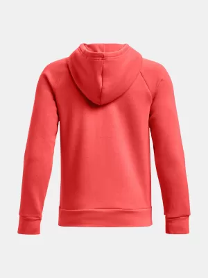 Hanorac pentru băiat UNDER ARMOUR RIVAL FLEECE BL HOODIE 1379791-690 ROŞU