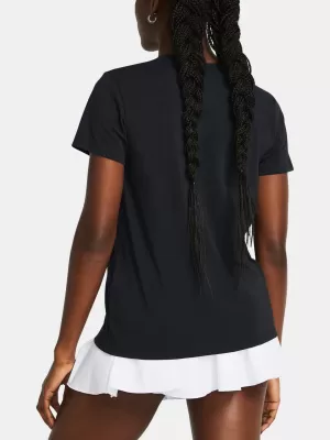 Tricou pentru femei UNDER ARMOUR CAMPUS CORE SS 1383648-001 NEGRU