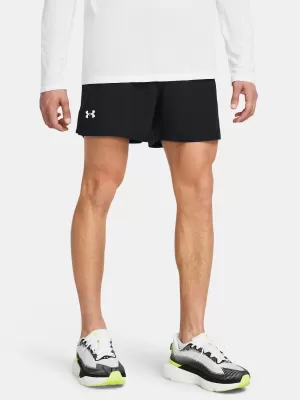 Pantaloni scurți pentru bărbați UNDER ARMOUR LAUNCH 5 SHORTS 1382617-001 NEGRU