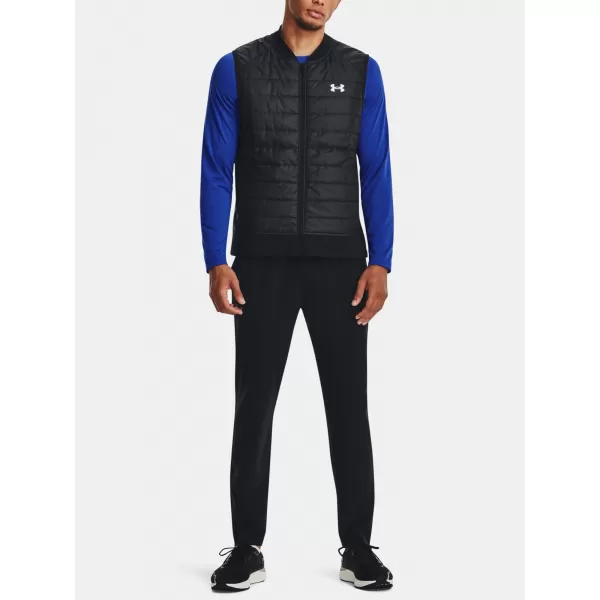  Vesta pentru bărbați UNDER ARMOUR STRM INS RUN VEST 1380870-001 NEGRU 