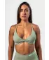 Sutien sport cu suport mediu TWIST-KNOT 423 VERDE DESCHIS Nebbia