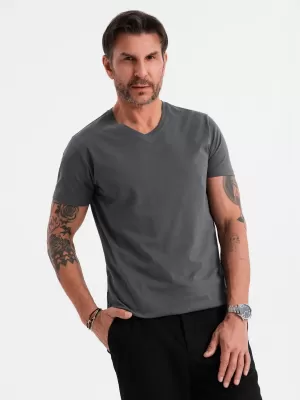 Cămaşă OMBRE OM-TSBS-0237 GRAFIT