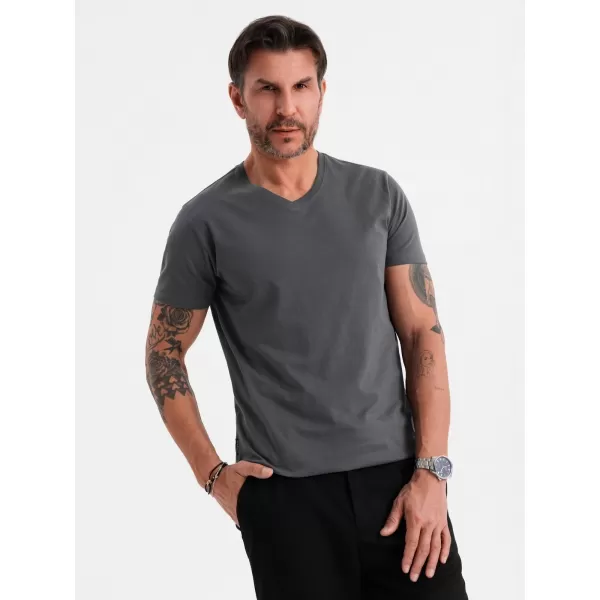  Cămaşă OMBRE OM-TSBS-0237 GRAFIT 