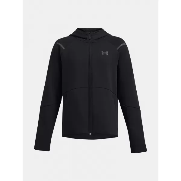  Hanorac pentru băiat UNDER ARMOUR B UNSTOPPABLE FLC FZ 1386687-001 NEGRU 