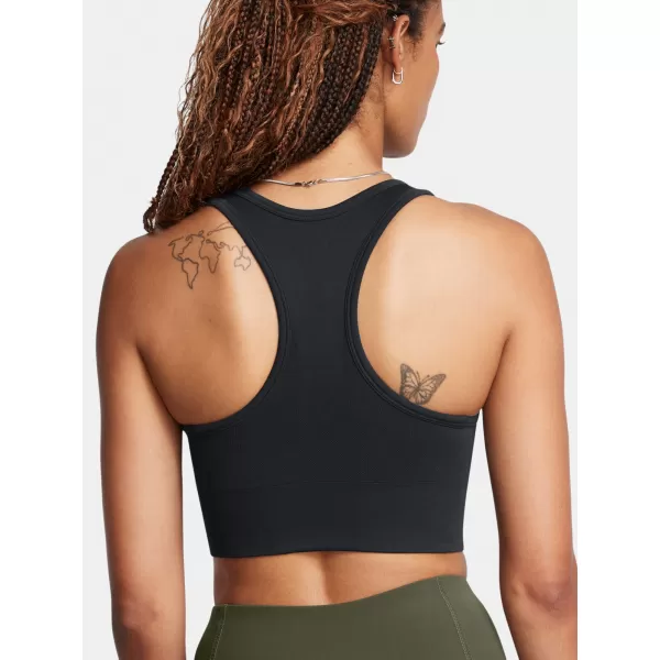  Sutien de damă UNDER ARMOUR VANISH SEAMLESS MID BRA 1384419-001 NEGRU 