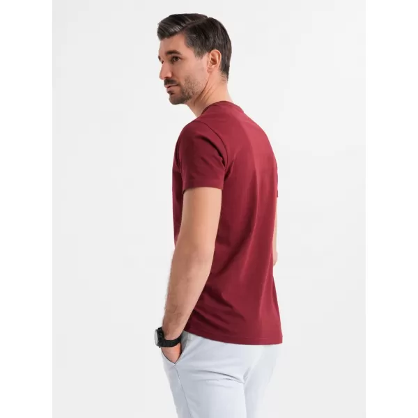  Cămaşă OMBRE OM-TSBS-0237 MARO 