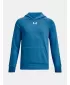 Hanorac pentru băiat UNDER ARMOUR RIVAL FLEECE HOODIE 1379792-466 ALBASTRU