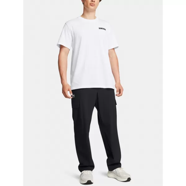  Pantaloni sport pentru bărbați UNDER ARMOUR VIBE WOVEN CARGO PANTS 1386558-001 NEGRU 