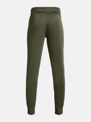 Pantaloni de trening pentru băieți UNDER ARMOUR ARMOUR FLEECE GRAPHIC JGR 1379786-390 VERDE