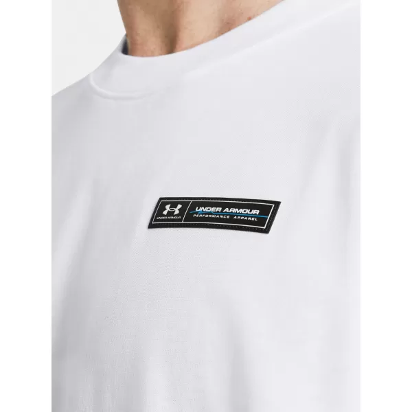  Tricou pentru bărbați UNDER ARMOUR HW ARMOUR LABEL SS 1382831-100 ALB 