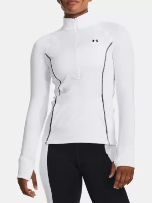 Tricou de damă UNDER ARMOUR TRAIN CW 1/2 ZIP 1379886-100 ALB