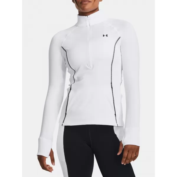  Tricou de damă UNDER ARMOUR TRAIN CW 1/2 ZIP 1379886-100 ALB 