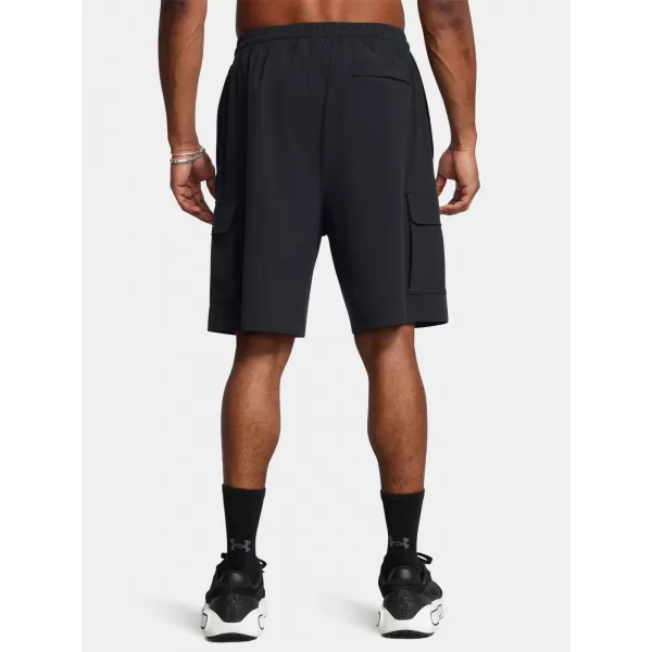  Pantaloni scurți pentru bărbați UNDER ARMOUR VIBE WOVEN CARGO SHORT 1386560-001 NEGRU 