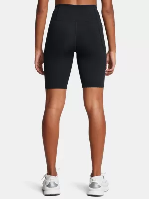 Pantaloni scurți de damă UNDER ARMOUR MOTION BIKE SHORT EMEA 1388646-001 NEGRU