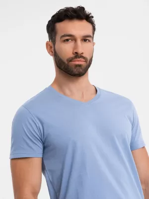 Cămaşă OMBRE OM-TSBS-0237 ALBASTRU