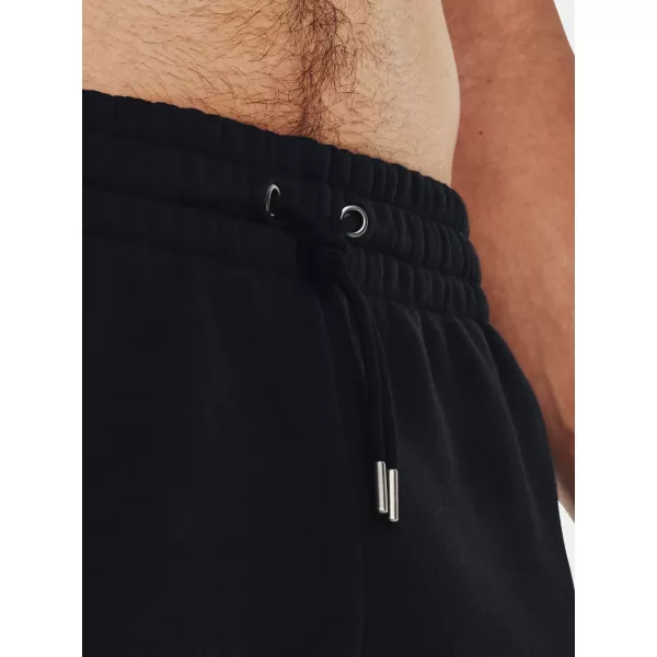  Pantaloni scurți pentru bărbați UNDER ARMOUR ESSENTIAL FLEECE SHORTS 1380377-001 NEGRU 