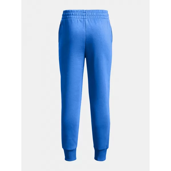  Pantaloni de trening pentru fete UNDER ARMOUR RIVAL FLEECE JOGGERS 1379525-464 ALBASTRU 