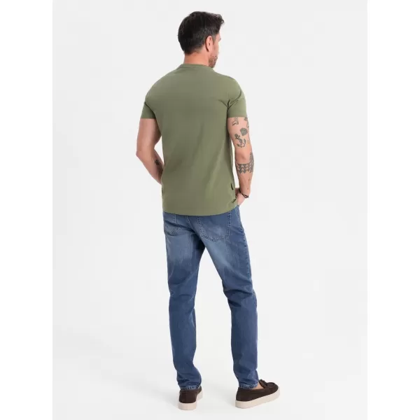  Cămaşă OMBRE OM-TSBS-0236 KAKI 