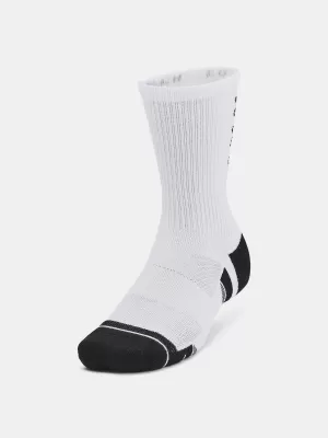 Șosete UNDER ARMOUR PERF TECH NOV CREW (3 PÁRY) 1379515-101 ALB