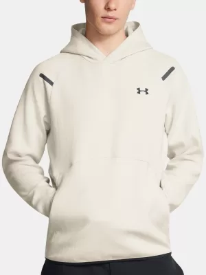 Hanorac pentru bărbați UNDER ARMOUR UNSTOPPABLE FLC HD EU 1389350-110 ALB