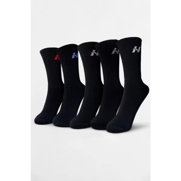  șosete adidași pachet 5 164 NEGRU Nebbia 