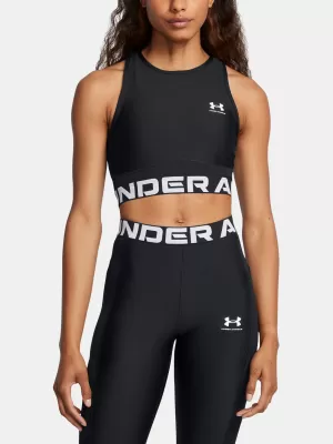 Maieu de damă UNDER ARMOUR HEATGEAR RIB TANK 1388694-001 NEGRU