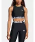 Maieu de damă UNDER ARMOUR HEATGEAR RIB TANK 1388694-001 NEGRU