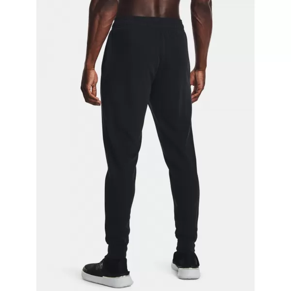  Pantaloni de trening pentru bărbați UNDER ARMOUR RIVAL TERRY JOGGER 1380843-001 NEGRU 