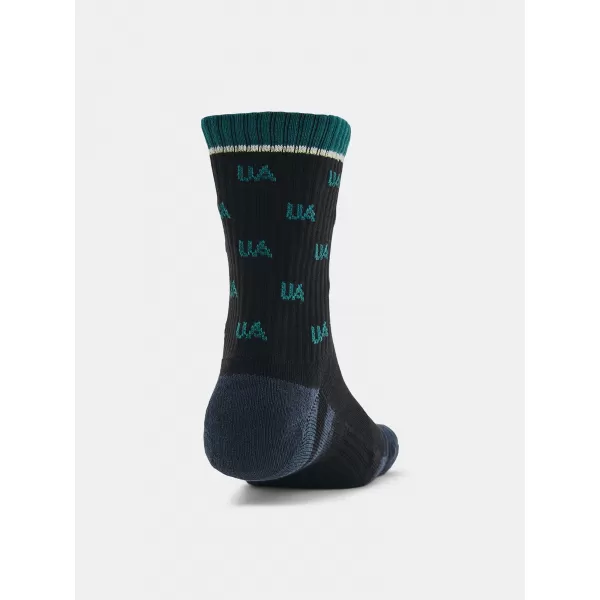  Șosete UNDER ARMOUR PERF COTTON NOV MID (2 PÁRY) 1379534-002 NEGRU 