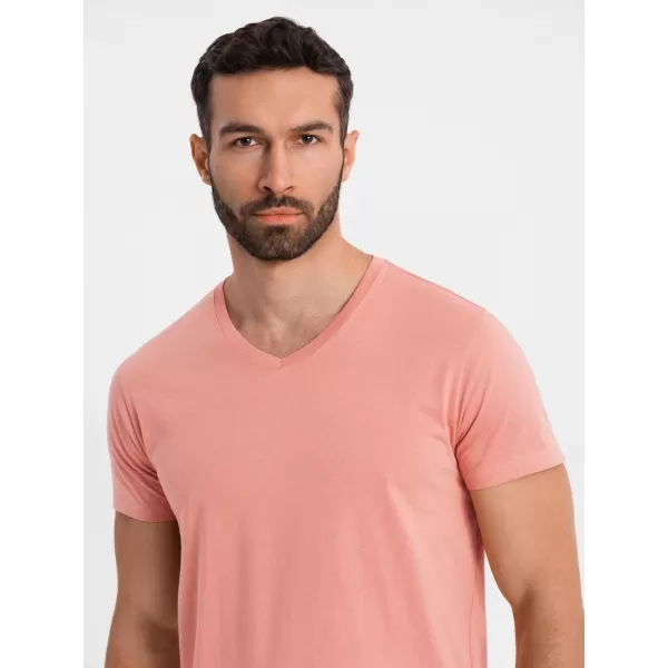  Cămaşă OMBRE OM-TSBS-0237 ROZ 