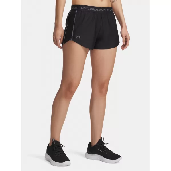 Pantaloni scurți de damă UNDER ARMOUR TECH PLAY UP SHORTS 1389882-001 NEGRU 