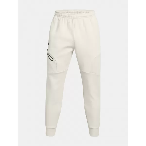  Pantaloni de trening pentru bărbați UNDER ARMOUR UNSTOPPABLE FLC JGR EU 1389353-110 ALB 