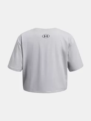 Tricou fetita UNDER ARMOUR RIVAL SS 1389755-011 GRI
