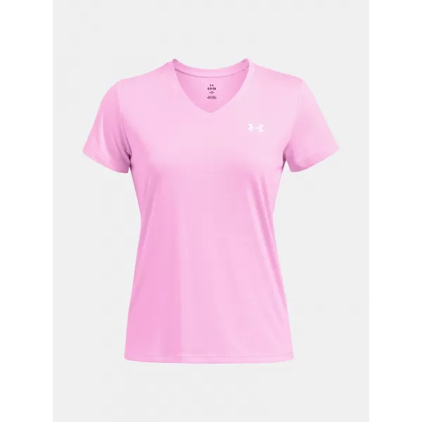  Tricou pentru femei UNDER ARMOUR TECH SSV- TWIST 1384227-638 ROZ 