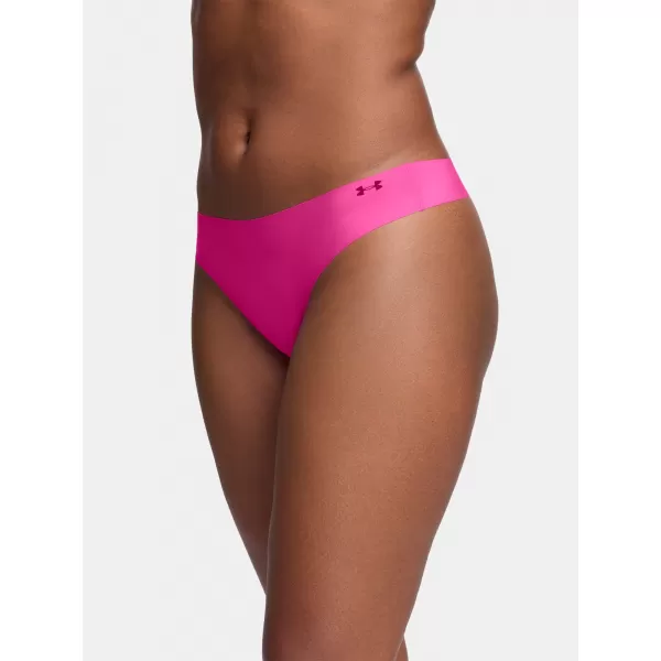  Chiloți de damă UNDER ARMOUR PURE STRETCH NS THONG (3KS) 1383893-652 ROZ 