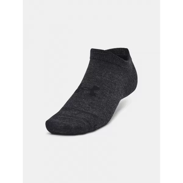  Șosete UNDER ARMOUR ESSENTIAL NO SHOW (3 PÁRY) 1382623-001 NEGRU 