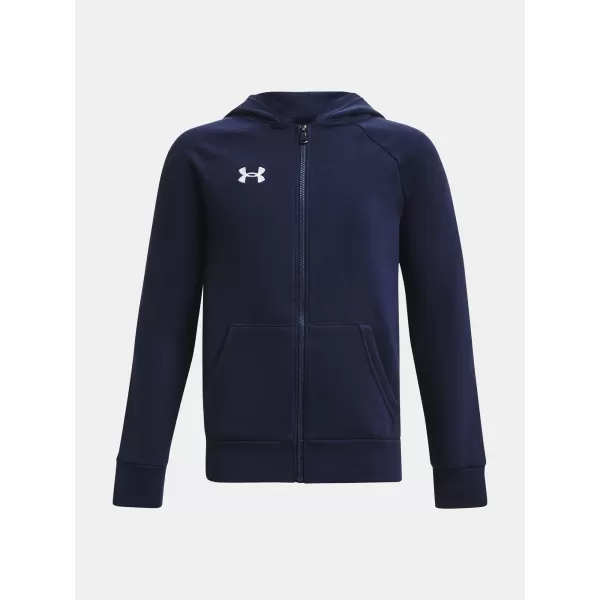  Hanorac pentru băiat UNDER ARMOUR RIVAL FLEECE FZ HOODIE 1379794-410 ALBASTRU 